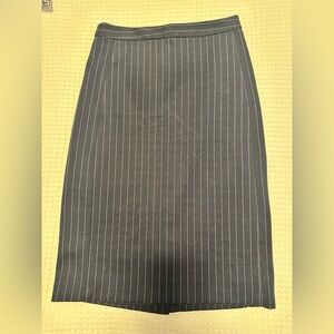 Banana Republic Tailored Navy Blue Pinstripe Pencil Skirt - Navy Blue
SIZE 0